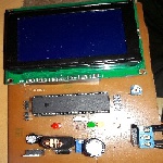 پروژه راه اندازی lcd گرافیکی با AVR و بسکام به همراه آموزش کامل  -  GLCD